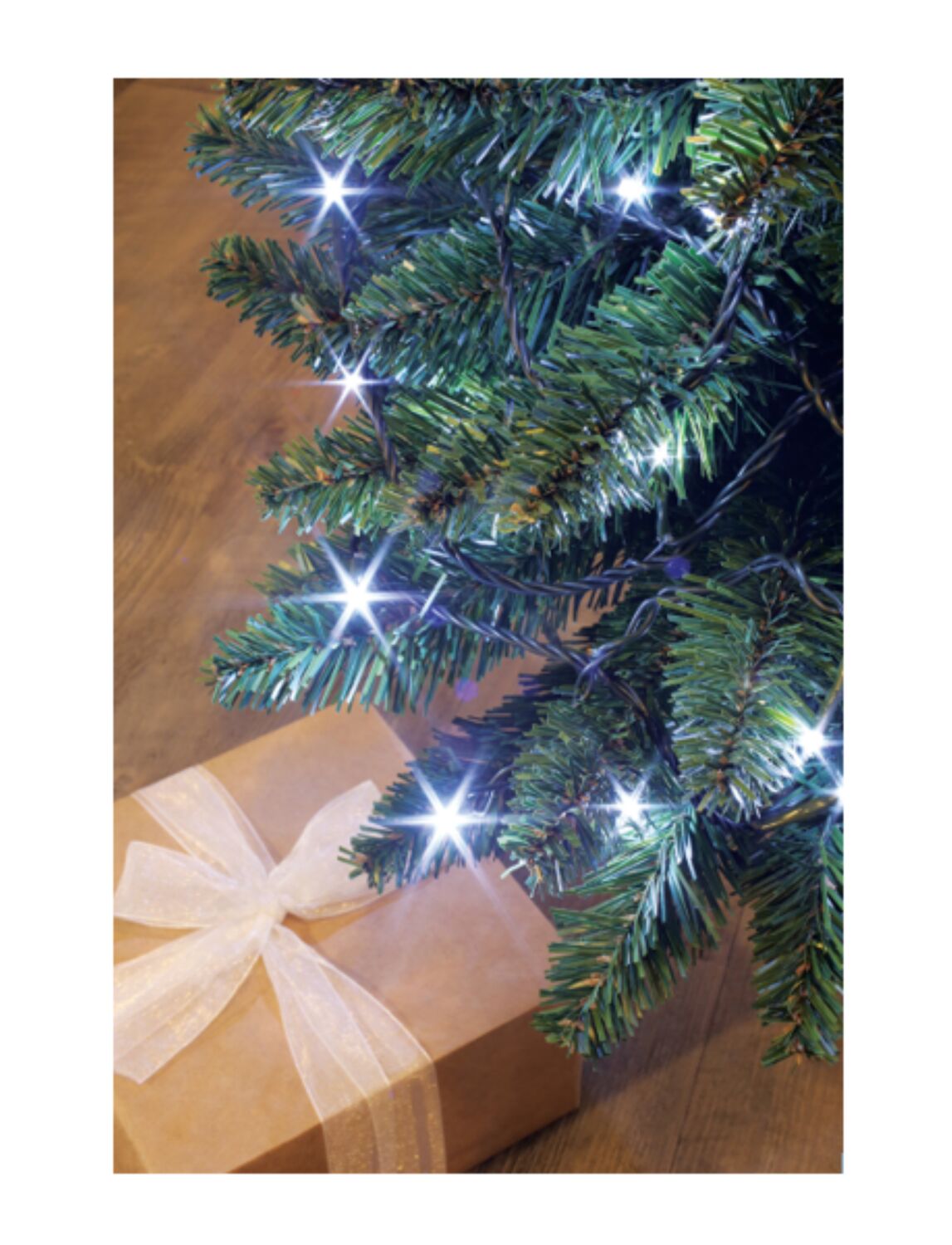 Guirlande flicker 64 led blanc 5m - BLACHERE