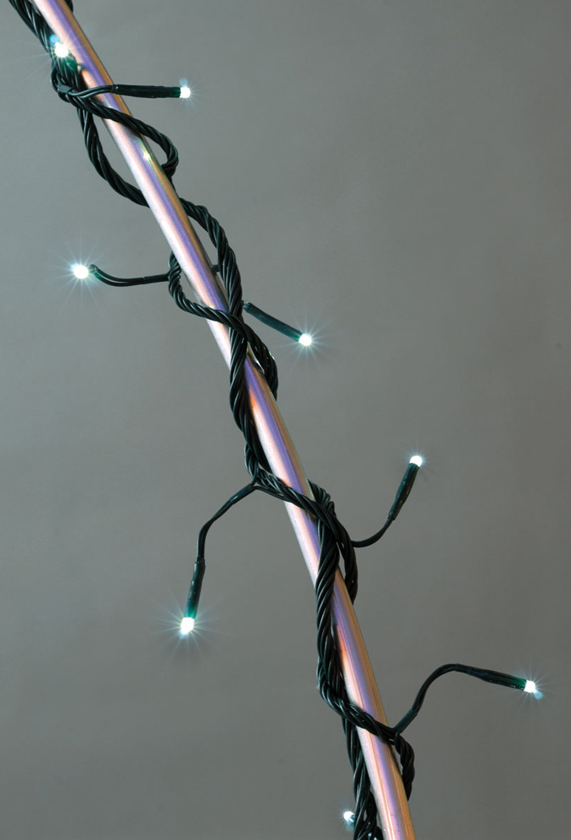 Guirlande de Noël Flicker 128 leds blanches 8 m - BLACHERE