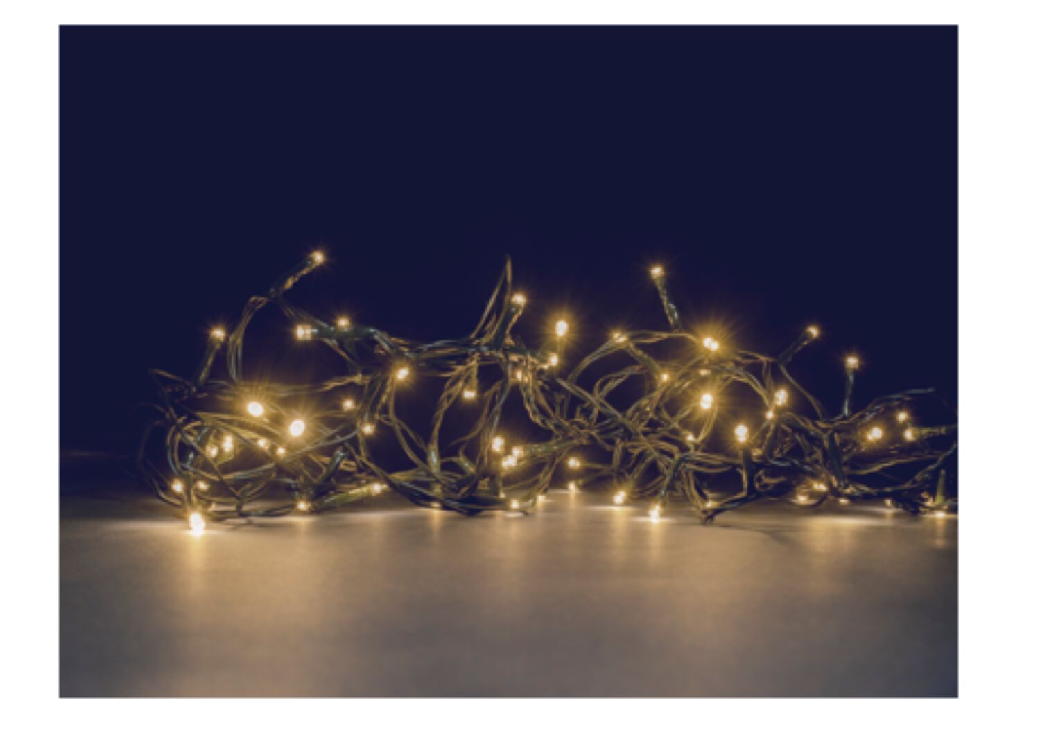 Guirlande de Noël Flicker 128 led blanc chaud - 8 m - BLACHERE