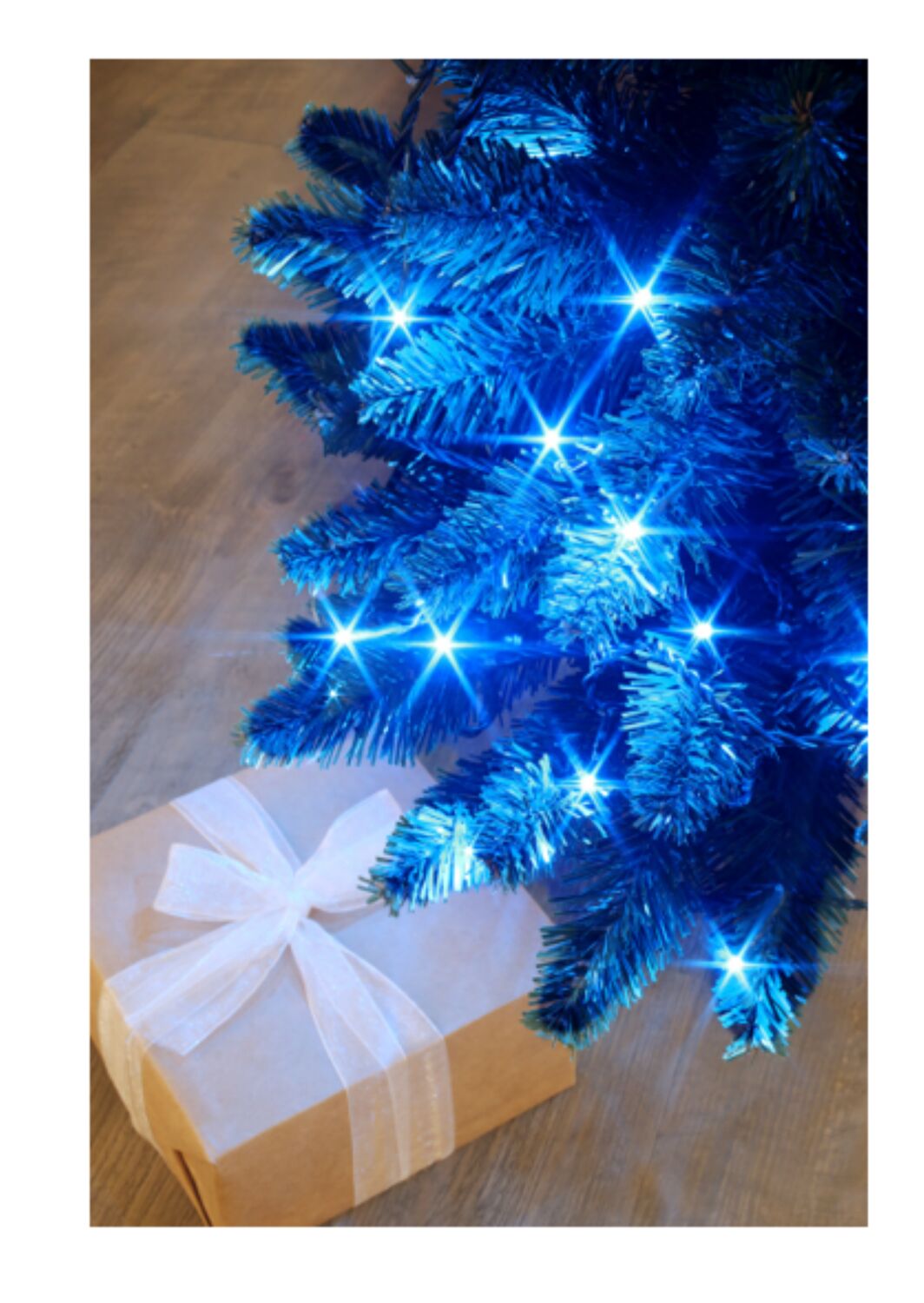 Guirlande de Noël Flicker 128 led bleu - 8 m - BLACHERE