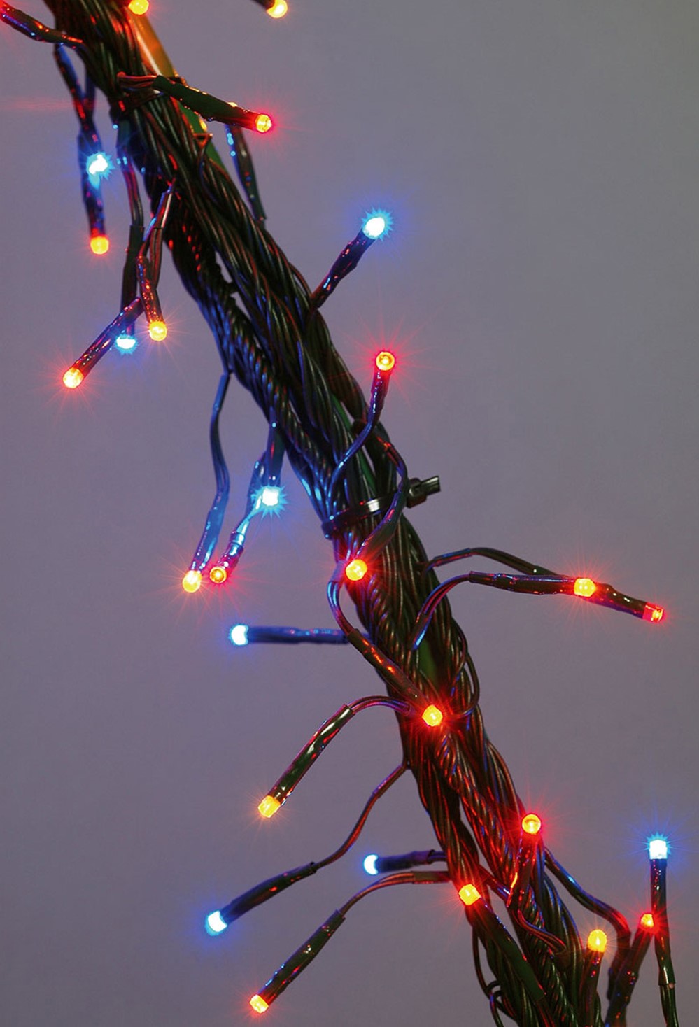 Guirlande Flicker Light® LED 128 LED 8m Multicolore - BLACHERE