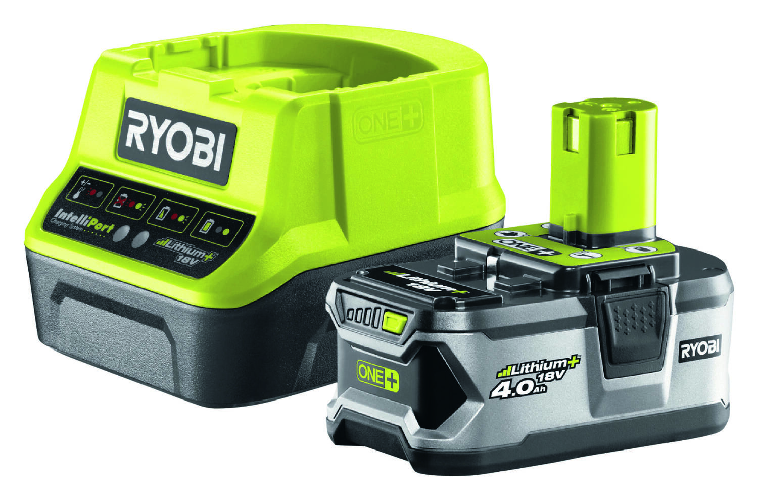 Pack ONE+ chargeur rapide RC18120-140 + Batterie 18V 4,0Ah