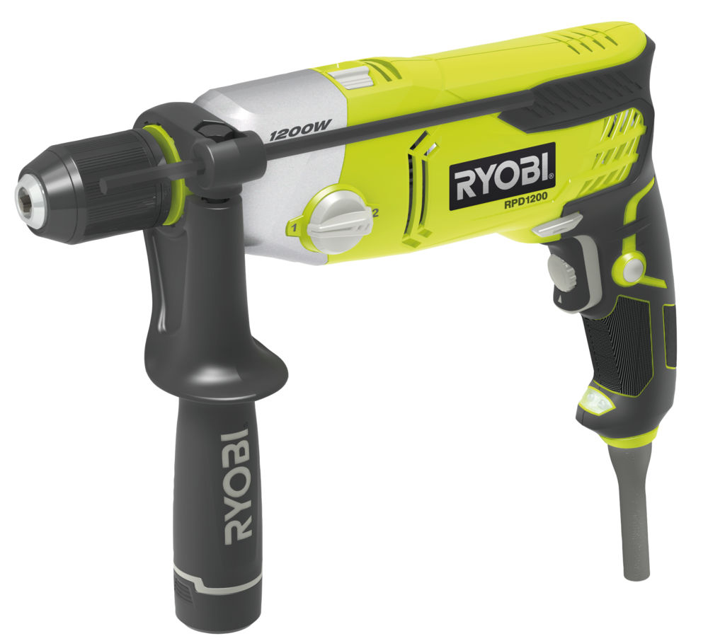 Perceuse à percussion RYOBI RPD1200K 1200W 51000cps/min