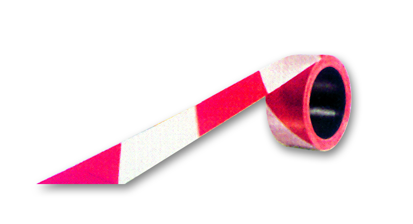 Ruban de signalisation rouge/blanc - CHAPUIS