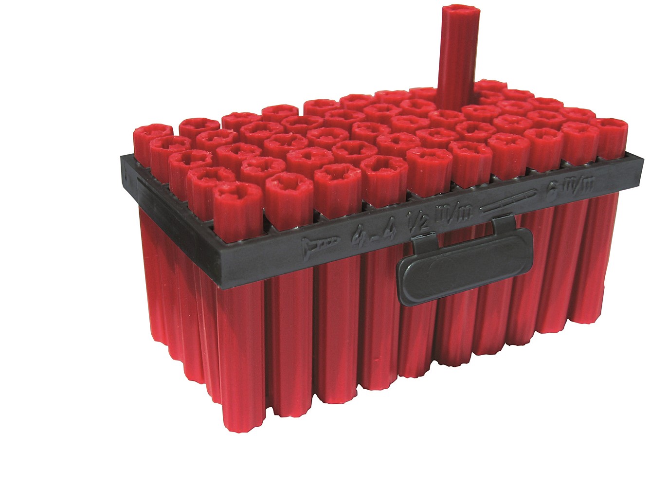 50 Chevilles Grille Matériaux Pleins Ø6x35mm Rouge - RED HEAD