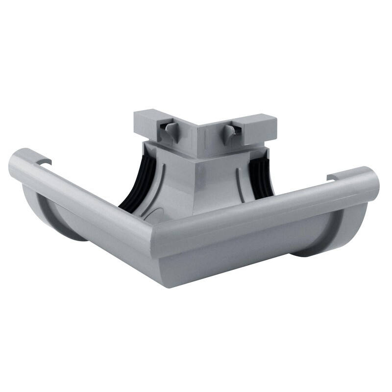 angle 90° intérieur pvc 16 gris à joint - INTERPLAST