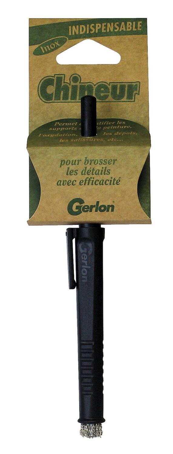 stylo brosse inox 