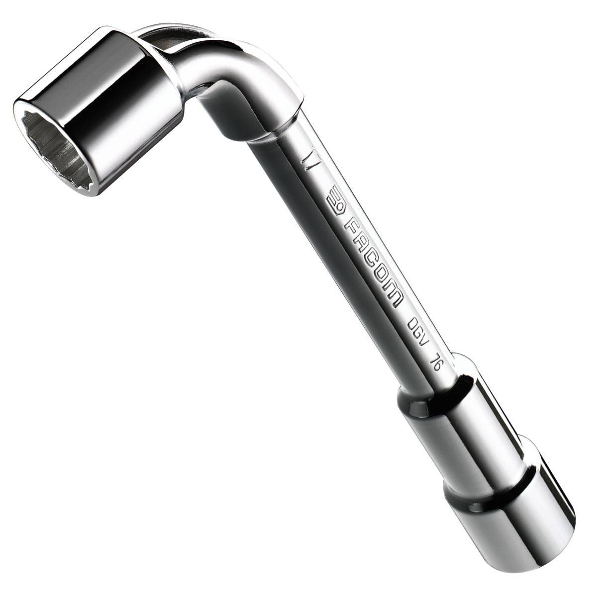 Clé à pipe profils 6 et 12 pans 9 mm -  FACOM