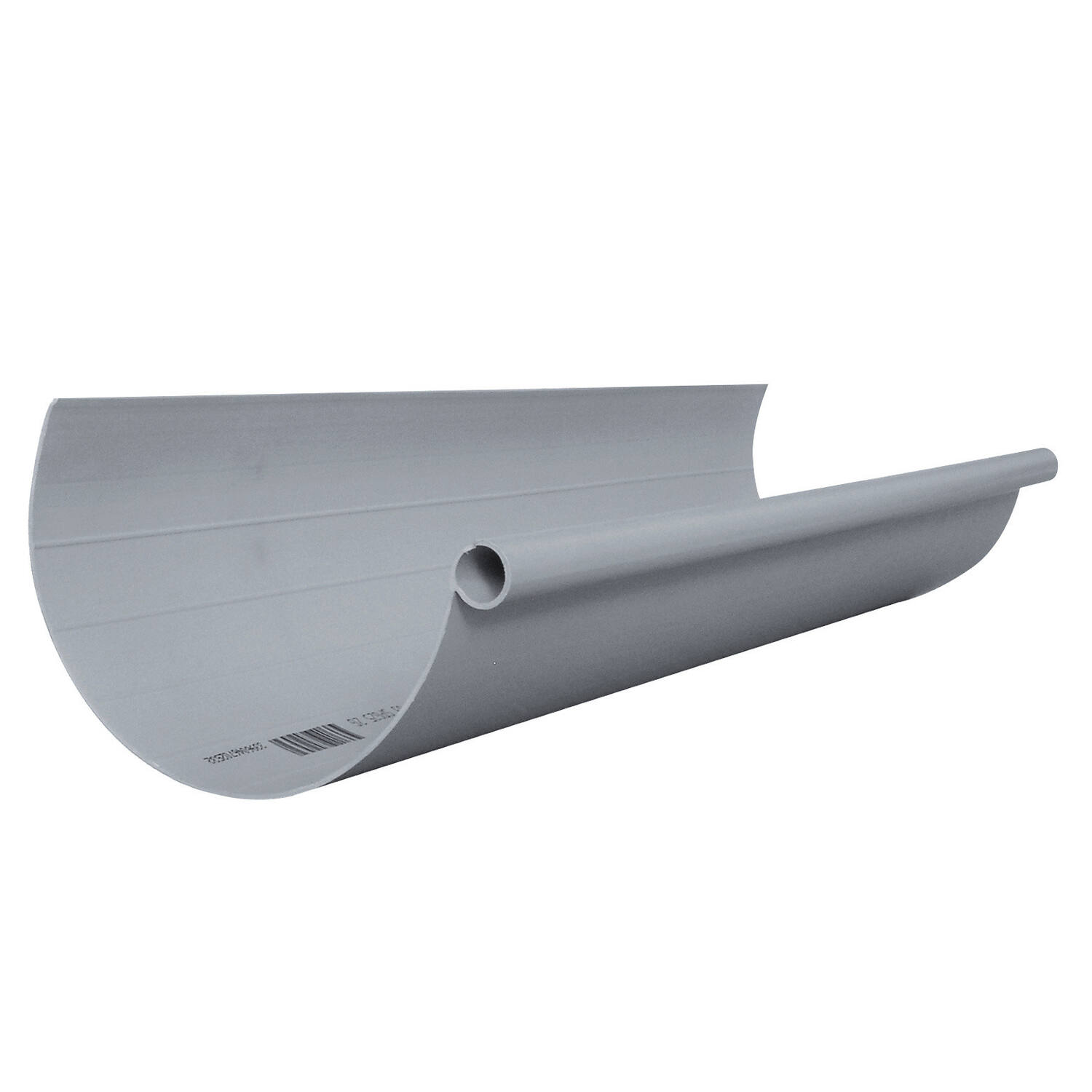 profil gouttière pvc 16 gris - 2 m - INTERPLAST