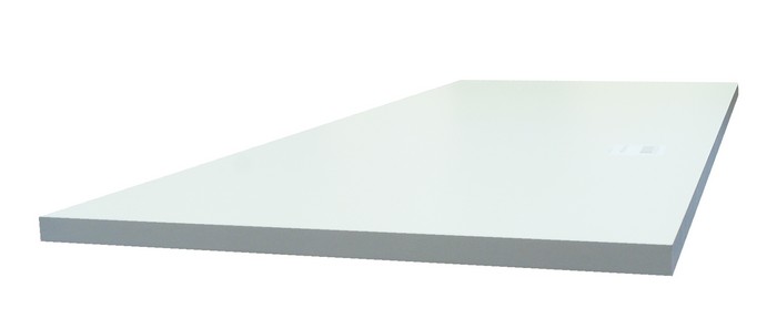 Tablette mélaminée blanche 80 x 20cm épaisseur 18 mm 