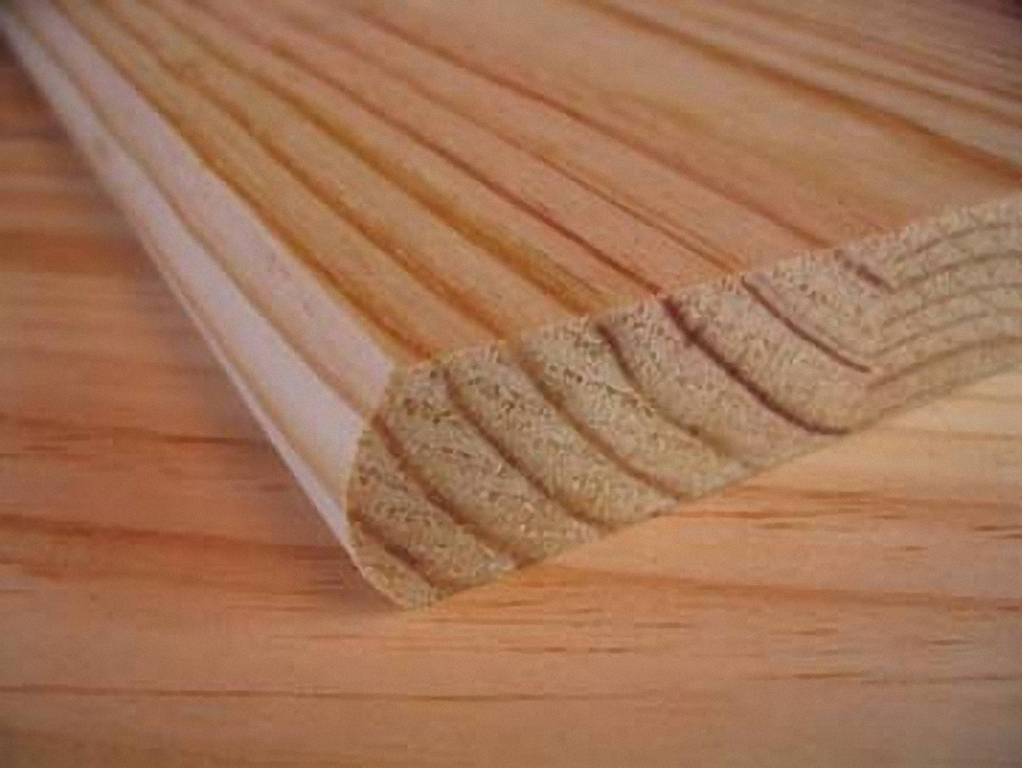 Tablette pin rustique bord arrondi 18mm 200x30cm