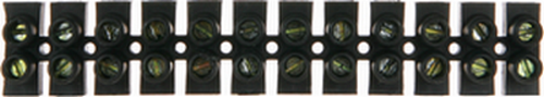 barrette de connexion 6 mm² noir - VOLTMAN