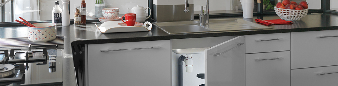 bannière wirquin, évier, siphon
